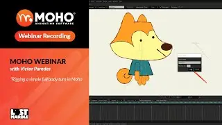 Webinar – Rigging a simple full body turn in Moho with Víctor Paredes