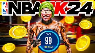 BEST NO MONEY SPENT 60-99 OVERALL METHOD! (NBA 2K24) EASIEST WAY TO GET VC & MAX OUT BUILDS