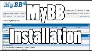 How to install MyBB Forum Software