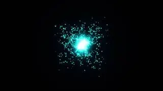 blue spark particle effect