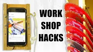 5 Quick WORKSHOP Hacks /  Woodworking Tips and Tricks