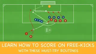 3 Overlap Free-Kick Routines | Football/Soccer