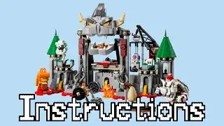 LEGO Mario: Dry Bowser Castle Battle Instructions! | Set 71423