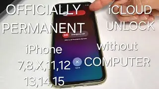 Officially Permanent iCloud Unlock iPhone 7,8,X,11,12,13,14,15 without Computer Any iOS World Wide✔️