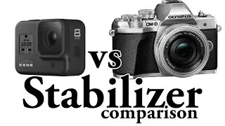 GoPro8 Stabilizer comparison (vs Optical Stab in Olympus M10-III and Galaxy S8)