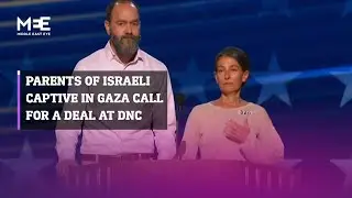 Parents of Israeli captive in Gaza call for a truce deal at DNC