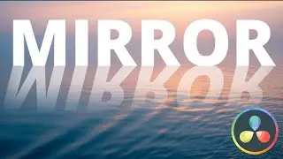 How to make a MIRROR Text Effect in DaVinci Resolve 18 (for FREE)