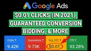 How To Run Google Ads | Payless than $0.01 Cost-Per-Click (CPC) for Guaranteed Conversion Bidding