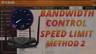 D-Link DIR-650IN Bandwidth Control | Set Speed Limit for Group of User (Method 2)