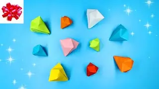 💎 How to make DIAMOND from A4 paper