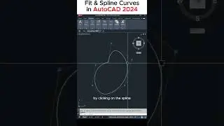 ✨FIT AND SPLINE CURVES  POLYLINES IN AutoCAD2024 