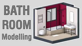 Full Bathroom Design with In-depth Modelling Techniques in Revit 2024