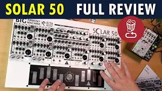 SOLAR 50 Review, full tutorial and patch ideas // Elta Musics 10 voice synth explored