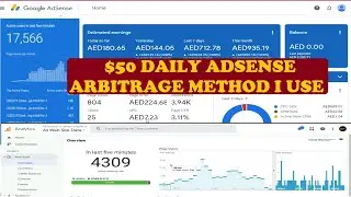 $50 Daily Adsense earnings Traffic Arbitrage Method i use