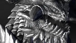 Making a Full 3D dragon Modelling and texturing