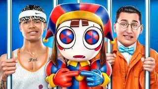 POMNI vs Хороший vs Плохой Полицейский! Удивительный Цифровой Цирк в Тюрьме!