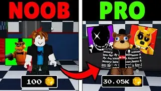 NOOB To PRO In FIVE NIGHTS TD!