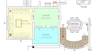 Colouring and Annotating Plan Diagrams (Affinity Photo)