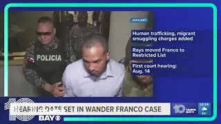 Hearing date set in Wander Franco case