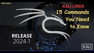 15 Commands you need to know when working with Kali Linux | Linux Command list