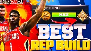 🚨New🚨 Best Build To Grind Rep NBA 2K21 Best Slashing Four Build Zion Williamson Rep Up Legend Fast