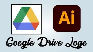 How to make Google drive logo in Adobe Illustrator