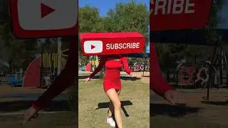 Subscribe Head Woman is dancing kinda sus in the park! 😍