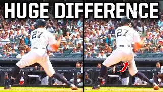 Difference between a home run and a whiff for Giancarlo Stanton, a breakdown