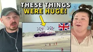 Americans React to the Giant British Hovercraft - These are INSANE!