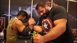 Armwrestling with Levan Saginashvili & Irakli 😱 UNBELIEVABLE