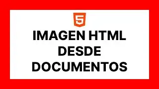 como PONER una IMAGEN en HTML desde mis DOCUMENTOS 😱