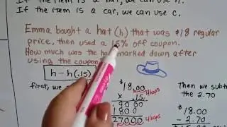 Grade 7 Math #5.2, Calculate Markup or Markdown