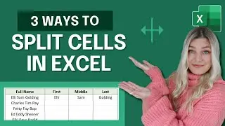 3 Ways to Split Cells in Excel (Using Data Tools, Functions, and Shortcuts)