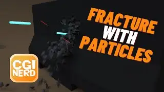 Particle Impact Fracture - 3D Houdini VFX Tutorial