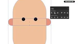 Adobe Illustrator Tutorial - Part 1 - How To Draw Flat Design Character