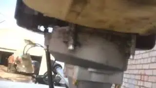 Лодочный мотор с двигателем от мотокосы