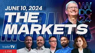 The Markets: Morning❗June 10 - Live Trading $AAPL #WWDC at 1PM ET! $AAPL $GME $AMC 👀(Live Streaming)