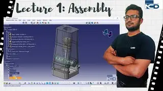 Assembly of Single Cylinder Engine in CATIA V5