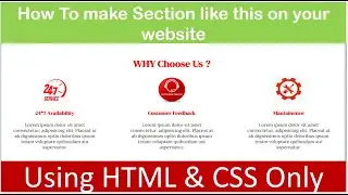 How to Align Divs. Side by Side  || Split Screen into 3 sections Using HTML & CSS Only