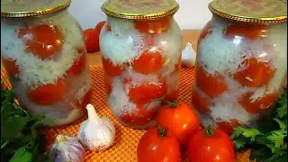 How to make TOMATOES in the SNOW I Original preservation for the WINTER from tomatoes # 199