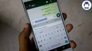 Send Message in Hindi or Any Other Language  Directly from Whats App [How To]