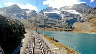 ★ Cab ride 🇨🇭St. Moritz - 🇮🇹Tirano (Bernina pass), Switzerland to Italy [10.2019]