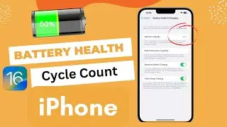 How to Check iPhone Battery Health and battery CycleCount Bangla