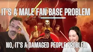 It's a male fanbase problem says Kathleen Kennedy, Lucasfilm CEO. No, it's a damaged people problem.