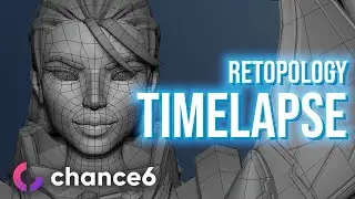 Retopology for Games Explained [TIMELAPSE]