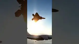 F-22 trolling russian tanker | DCS
