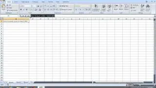 How to get word Count in Excel 2007