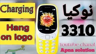 Nokia 3310 charging hang on logo problem solution || Nokia 3310 not charging solution