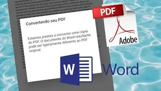 Como transformar um documento PDF em word no celular