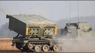 Extremely Powerful M270 MLRS & M142 HIMARS in Action / Live Firing